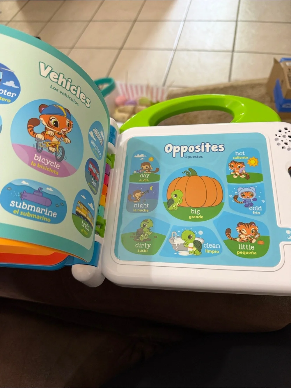 LeapFrog Learning Friends 100 Words Book - Blue & Green